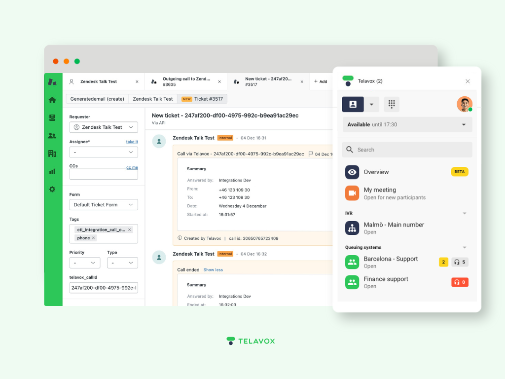 Telavox screenshot 1